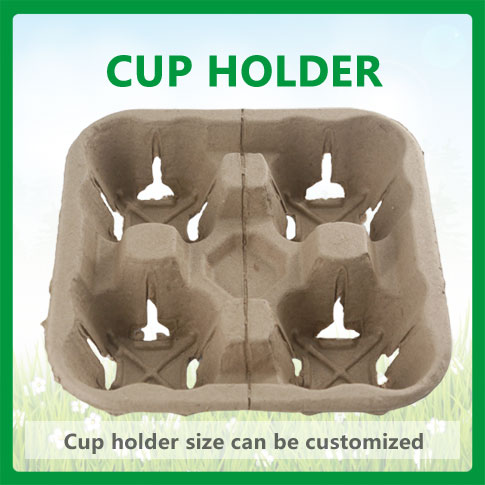 Pulp cup holder, double cup holder, 4 cup holders (detachable)