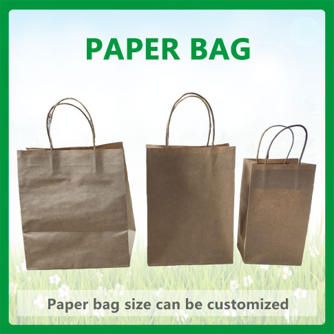 Brown kraft paper bag